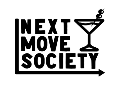 Next Move Society brand design brand identity branding identity design illustrator logo logos typography typography design