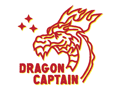 Dragon Captain logo brand identity branding dragon dragons identity design illustration illustrator logo logos
