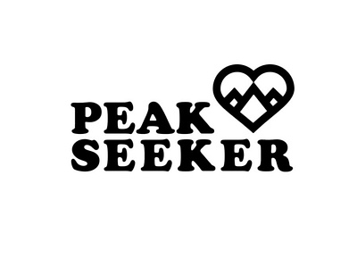Peak Seeker adobe adobe illustrator brand identity branding illustration illustrator logo logos mountain mountains peaks typography wordmark