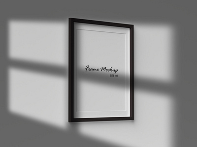 3d modelling mockup Frame 10r with shadow window