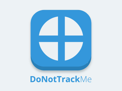 DoNotTrackMe Mobile Icon flat graphic design icon mobile