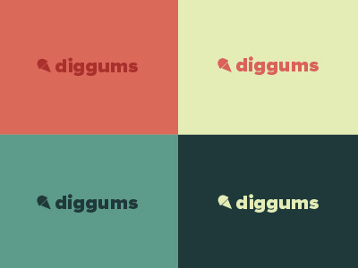 Diggums Branding Concept branding flat graphic design logo