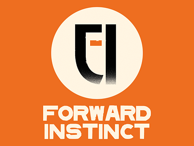 Forward Instinct Logo branding company forward forward instinct game company gaming indie indie game instinct korea logo