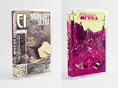 Midnight Ultra Soundtrack - Cassette JCards cassette tape cassettes game glitch j card music pixel soundtrack