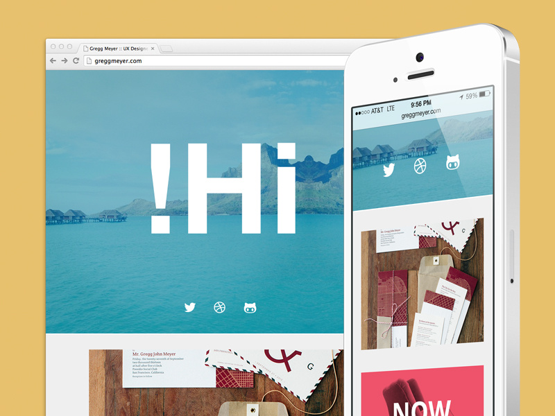 Updated Portfolio portfolio personal projects browser iphone bora bora chrome