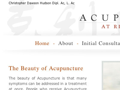 Rittenhouse Acupunture Full acupuncture care health philadelphia site design