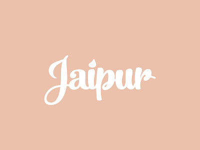 Jaipur Logo branding color design graphic design india lettering logo type typography