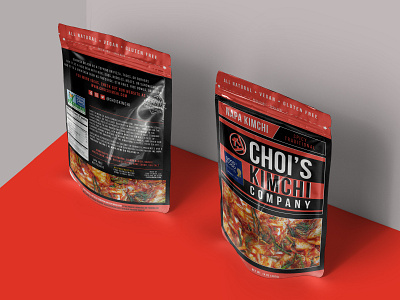 Choi's Kimchi kimchi packaging packaging design