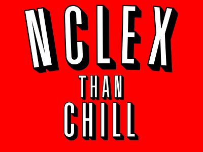 NCLEX Than Chill branding design graphic design illustration logo sticker vector