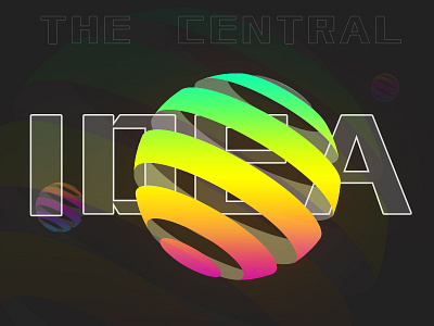 The Central idea design typography