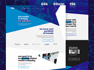 High Media. Website concept