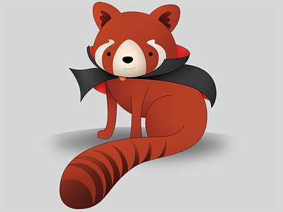 Zoo Halloween animal costume costume cute halloween halloween design holiday illustration red panda vector zoo