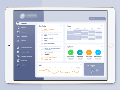 Sales CRM Dashboard UI app crm dashboard figma interface sales sales dashboard sales tool task manager team tracker ui