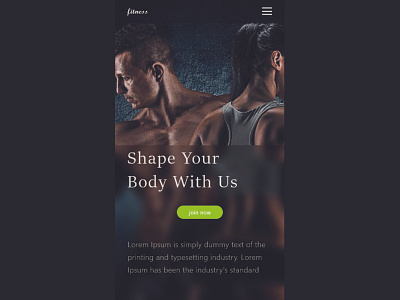 Mobile_web_design branding design fitness graphic design ui ux we web design