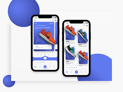 Sports Apparel Online Shopping App app apparel mobile online shop sneakers sport ui