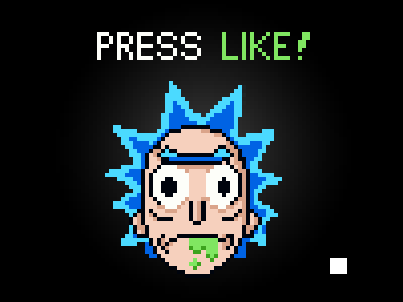 Rick Pixel Art Animation animation morty pixel art rick rick and morty