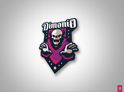 Dimonio art character demon demonic esports graphic illustration illustrator logo mascot vector