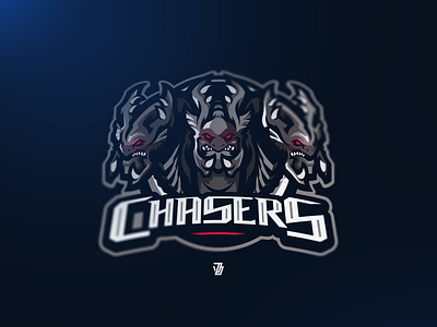 Chasers (3 hydras mascot logo)