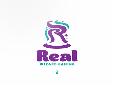 Real Wizard logo brand branding clever design esports logo magic vector wizard