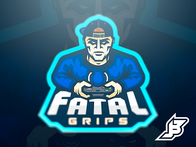 Fatal Grips boy character esports evil game human illustrator mascot vector videogame