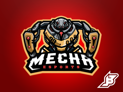 Mecha Esports detailed esports illustrator machine mascot mecha robot