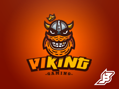 Vi-King art character esports gaming illustrator king mascot vector viking