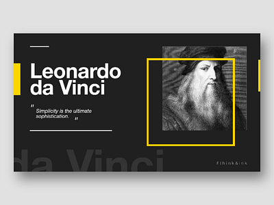 Think and Ink - 01. Leonardo da Vinci