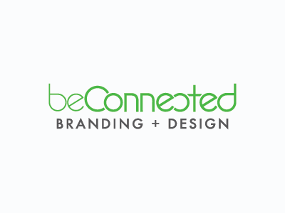 beConnected Branding + Design branding logo