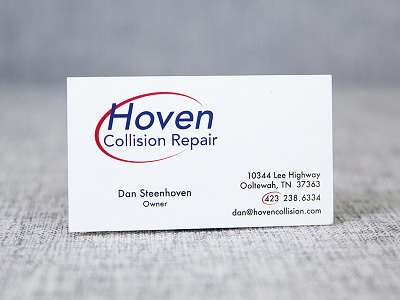 Hoven Collision card design