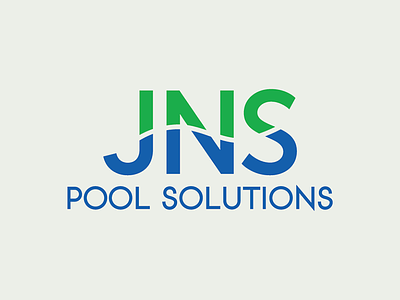 Jns Pool Solutions Logo branding logo logo design