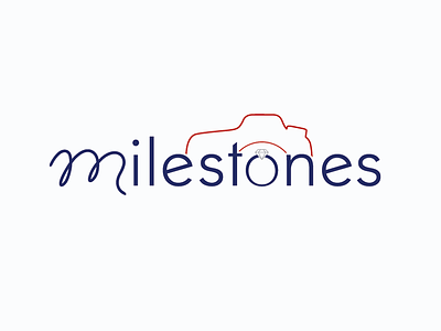 Milestones logo branding logo logo design mark