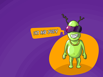Meet "Mr. Grapy Coco art cartoon character creative cute design grapes graphic illustration illustrator monster vector