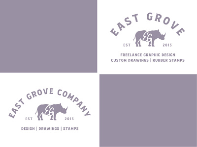 East Grove Logo Exploration branding design icon logo typography vector