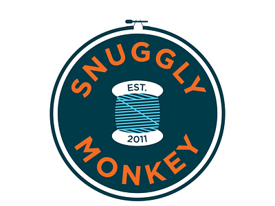 Snuggly Monkey Social Media Logo