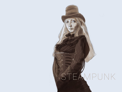 Steampunk bande character dessinee illustration steampunk