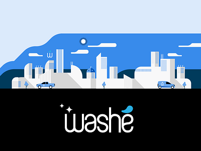 Corporate illustrations for washe