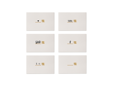 Blank You Cards - All-occasion notecards