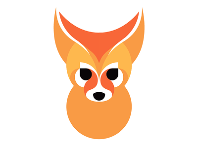 Foxy fox animal colour cute fox illustration