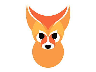 Foxy fox animal colour cute fox illustration