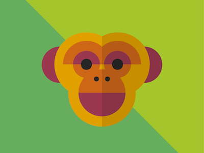 Monkey Face by Christina Sicoli on Dribbble