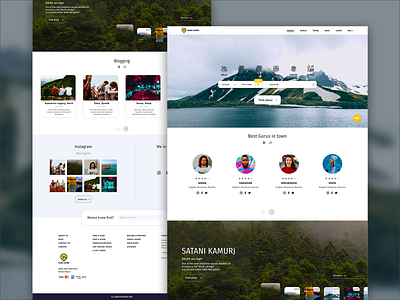 Guru guide landing guide guru landing travel ux website