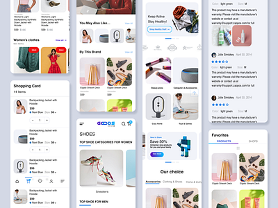 E-commerce App Screens