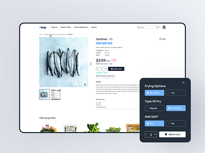 Product Page add to cart buy e commerce online shop product product design product detail sale shop shopping store ui ui kit ux