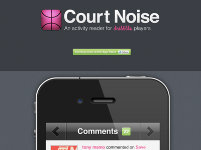 Court Noise holding page