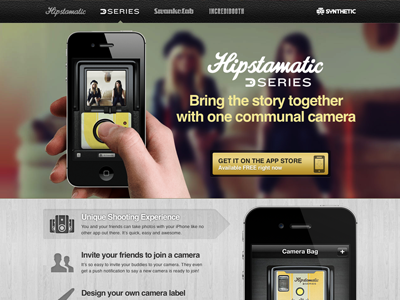 Hipstamatic D-Series App site