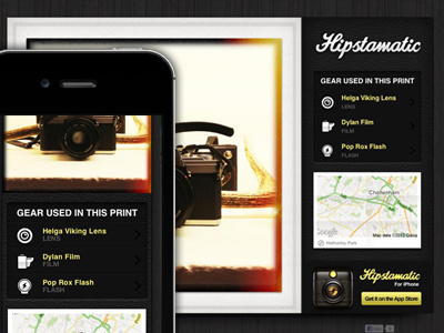 Hipstamatic Photo Page