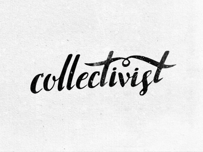Collectivist Logo lettering logo typography