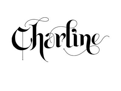 Charline - Calligraphy art calligraphy design handwritten illustration lettering