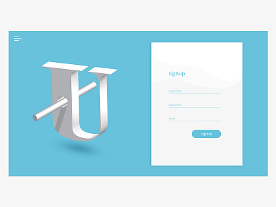 Daily UI design minimalist simple ui