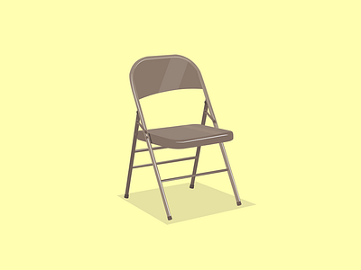 Steel Chair - illustration art illustration vector